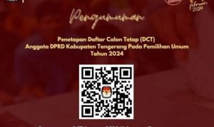 Ini link download Daftar Calon Tetap (DCT) DPRD Kabupaten Tangerang pada pemilu 2024